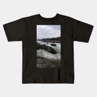 Great Falls in Fall Kids T-Shirt